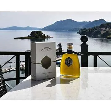 The Governor Premium Extra Virgin Olive Oil - Unfiltered, Cold-Pressed, Single Origin Lianolia - Peppery, Robust, Floral, Fruity Notes - Rich in Natural Polyphenols, Oleocanthal, Antioxidants, 500ml