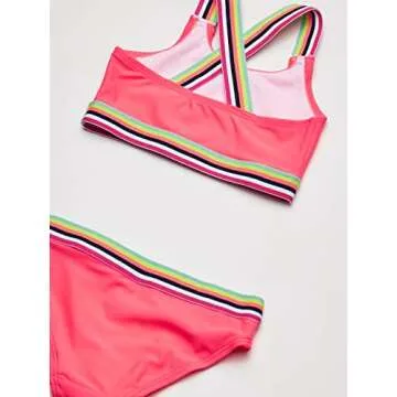 Kanu Surf Girls Tanya UPF 50+ Bikini Swimsuit in Hot Pink