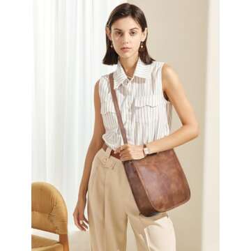 CLUCI Crossbody Bags For Women Trendy Fashion Shoulder Bag Vegan Leather Purse For Ladies with Adjus...