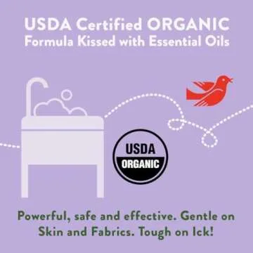 Rebel Green USDA Organic HE Liquid Fresh Laundry Detergent - Natural & Hypoallergenic Laundry Soap, Lavender and Grapefruit - 64 Loads