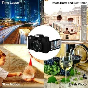 Acuvar 4K 56MP Digital Camera - Photography & Vlogging