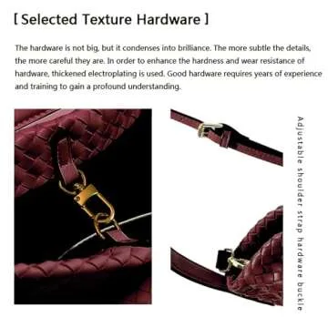 Women Boston Bag Woven Tote Vegan Leather Handbags Female Satchel Messenger Bag Fashion Shoulder Crossbody Bag Casual Hobo