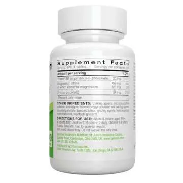 Igennus Neurobalance, High Absorption Chelated Zinc Picolinate 24mg, Magnesium & Vitamin B6, Brain, Sleep & Immune, Magnesium Stearate and Oxide-Free, Non-GMO, 240 Tablets