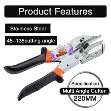 Versatile Multi Angle Miter Cutter for Crafts & DIY Projects