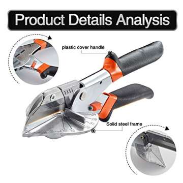Versatile Multi Angle Miter Cutter for Crafts & DIY Projects