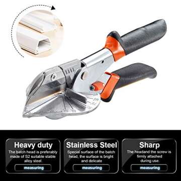 Versatile Multi Angle Miter Cutter for Crafts & DIY Projects