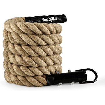 15ft Heavy-Duty Climbing Rope for Ultimate Gym & Outdoor Training