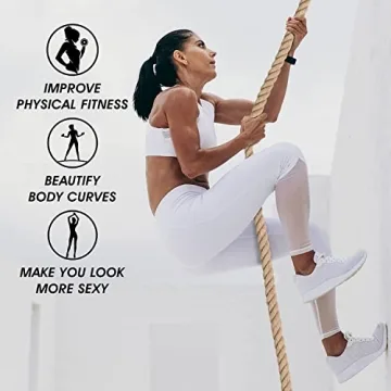 15ft Heavy-Duty Climbing Rope for Gym Outdoor Training