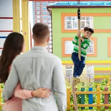 15ft Heavy-Duty Climbing Rope for Gym Outdoor Training