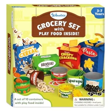 Skillmatics Grocery Set for Imaginative Play - 100+ Pieces