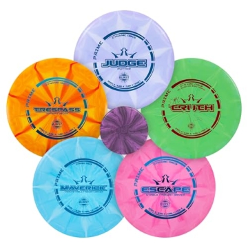 Dynamic Discs Prime Burst 5 Disc Golf Starter Kit - Perfect for Beginners and Casual Players