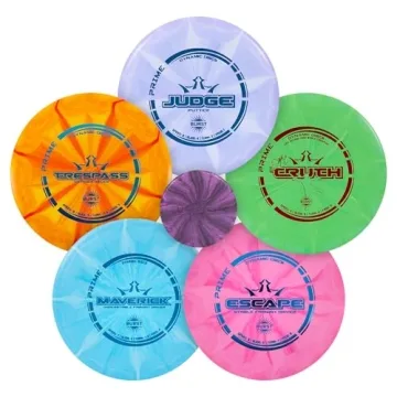 Dynamic Discs Prime Burst 5 Disc Golf Starter Kit - Perfect for Beginners and Casual Players