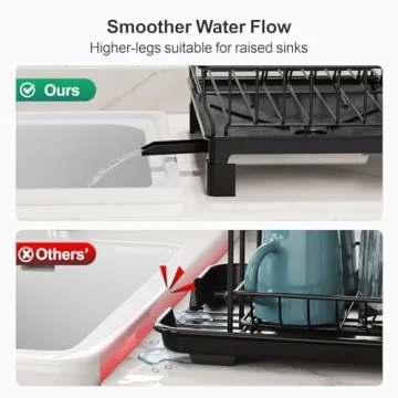 GSlife Small Dish Drying Rack - Compact Kitchen Solution