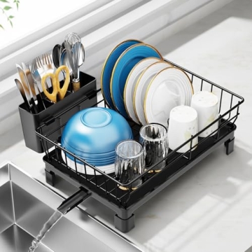 GSlife Small Dish Drying Rack - Compact Kitchen Solution