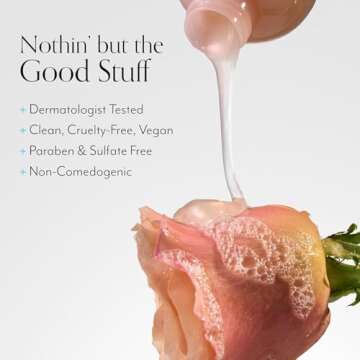 Bliss Rose Gold Rescue Foaming Face Wash – 6.4 Fl Oz – Gentle Cleanser for Sensitive Skin with Rose Water & Colloidal Gold – Non-Drying, Vegan & Cruelty-Free – Removes Makeup & Dirt