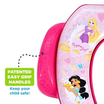 Disney Princess "Loving Life" Soft Potty Seat - Easy Clean, Safe & Fun