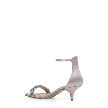 Jewel Badgley Mischka Dash Ankle Strap Kitten Heel