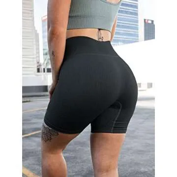 Women's 3 Piece Ribbed Workout Shorts for Every Occasion