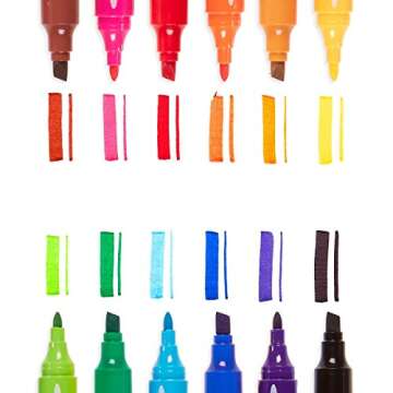 OOLY, Double Dip Scented Markers, Set of 12 (130-042)