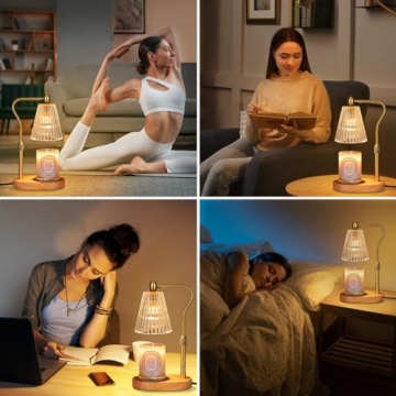 Candle Warmer Lamp with Timer & Adjustable Height
