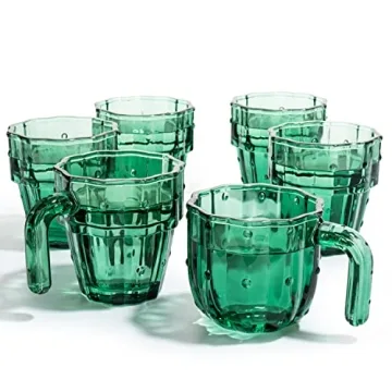 Cactus Stackable Glasses Set – Unique Drinkware for Parties