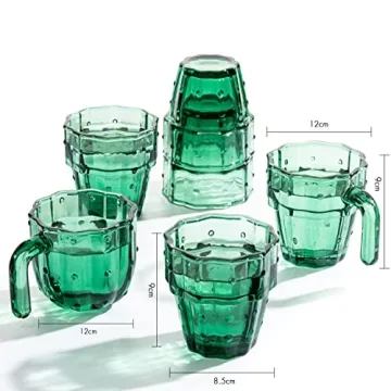 Cactus Stackable Glasses Set – Unique Drinkware for Parties