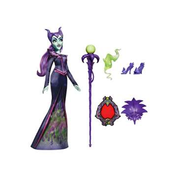 Disney Villains Maleficent Fashion Doll, Accessories and Removable Clothes, Disney Villains Toy for Kids 5 Years and Up