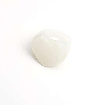 Acrylic Heart Shaped Chunky Rings Set Black White Heart Resin Pull Finger Rings Thick Ring Colorful Jewelry for Women Band Rings (Black White 2PCS)