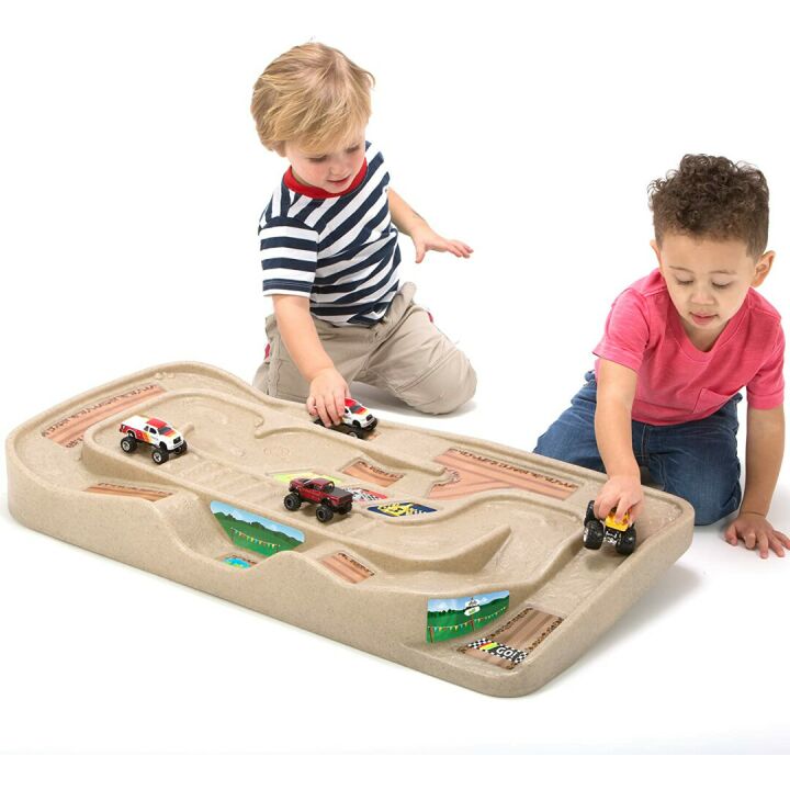 Simplay3 Portable Kids Race Track Train Table