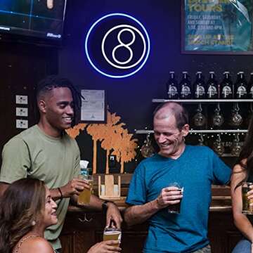 Eight 8 Ball Neon Sign for Fun Room Decor – JFLLamp