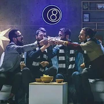 Eight 8 Ball Neon Sign for Fun Room Decor – JFLLamp