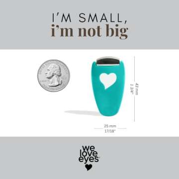 We Love Eyes - Focused Eye Roll - Tone, de-puff, & relax tired eyes. Hot compress for massaging meibomian glands. Fingertip precision.