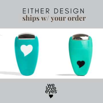 We Love Eyes - Focused Eye Roll - Tone, de-puff, & relax tired eyes. Hot compress for massaging meibomian glands. Fingertip precision.