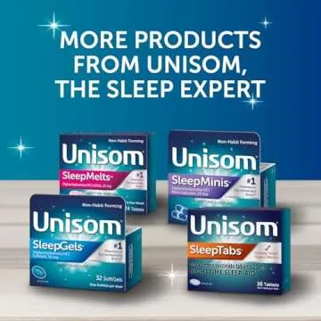 Unisom SleepTabs, Nighttime Sleep-aid, Doxylamine Succinate, 32 Tablets