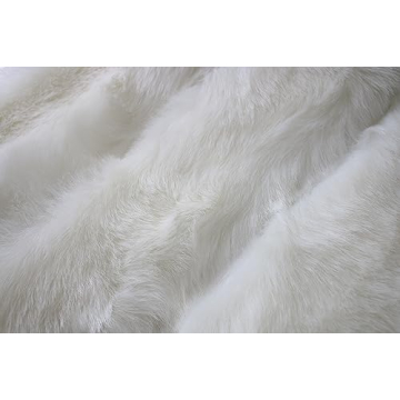 Luxury Faux Fox Fur Shawl for Elegant Winter Events