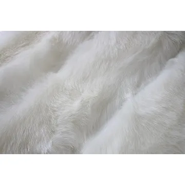 Luxury Faux Fox Fur Shawl for Elegant Winter Events