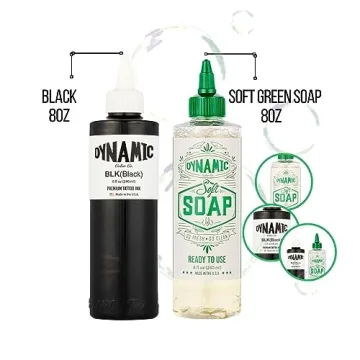 Dynamic Color Co Tattoo Ink & Soap Bundle - 8 oz
