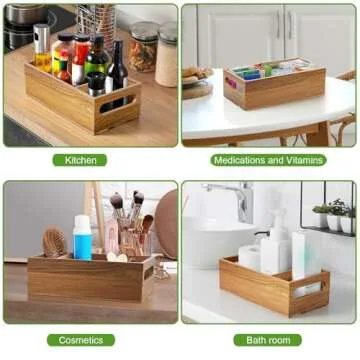 DRASTAR Wooden Pantry Organizer for Every Kitchen