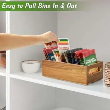DRASTAR Wooden Pantry Organizer for Every Kitchen