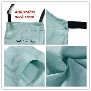 Matching Parent Child Apron Set for Cooking and Crafts