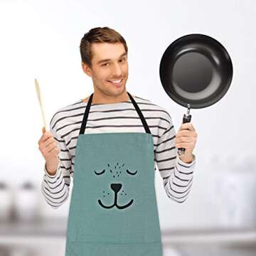 Matching Parent Child Apron Set for Cooking and Crafts