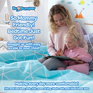 Extra Long Bed Rail Bumper for Toddler | Soft Foam Bed Protector