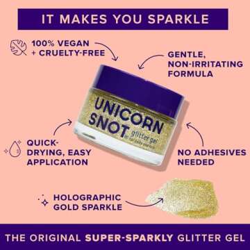 Unicorn Snot Holographic Body Glitter Gel - Shine Bright!