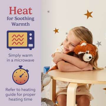 Warmies Red Panda - Microwavable Weighted Plush Comfort