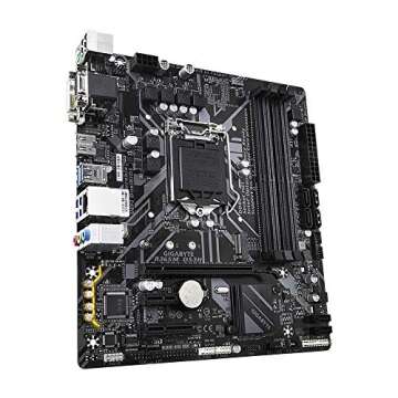 GIGABYTE B365M DS3H (LGA1151/Intel/Micro ATX/USB 3.1 Gen 1 (USB3.0) Type A/DDR4/Motherboard), 10.43 x 10.43 x 2.12 inches
