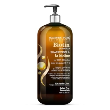 Biotin Shampoo for Hair Growth by Majestic Pure