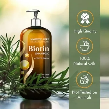 Biotin Shampoo for Hair Growth by Majestic Pure