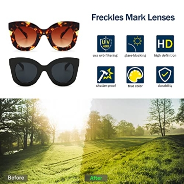 Trendy Butterfly Sunglasses for Women in Tortoise Brown