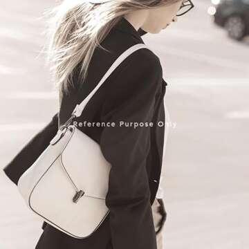 CRAFTMEMORE 2 Sets 1" Swivel Snap Hooks Lobster Clasp Push Gate Fashion Clips with 1" D Rings Bag Craft Accessories FSD2 (Silver, 1 Inch)