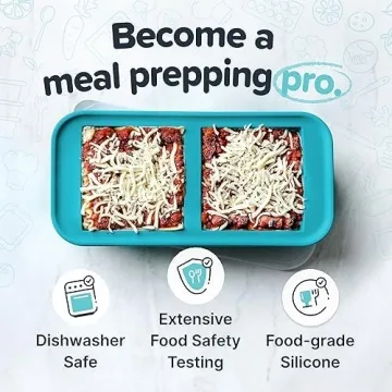 Souper Cubes Silicone Meal Prep Freezer Trays for Easy Storage